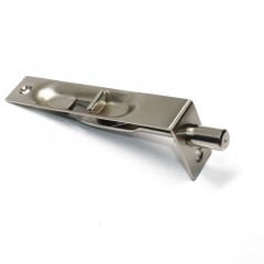 CAN MENTEŞE Çelik İtmeli Gömme Sürgü AR612-10cm Saten