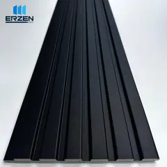 Tetra Black Vestiyer Tv Ünitesi Duvar Panel